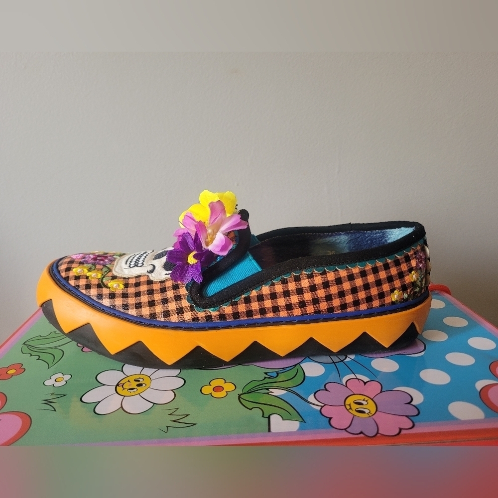 Irregular Choice Skullduggery Flats, VGUC, Size 36 - Picture 6 of 11